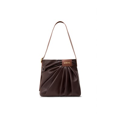 LOEWE DRAPED TOTE IN MELLOW NAPPA LAMBSKIN ADHBDPTX01-0018 (30*29*13cm)